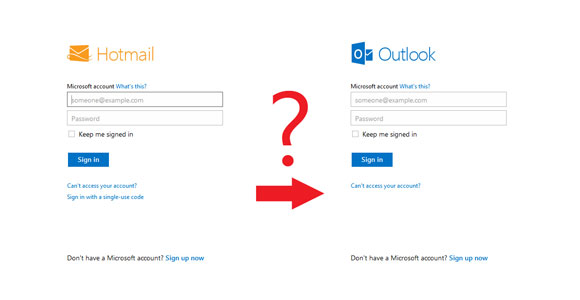 permasalahan akun baru outlook