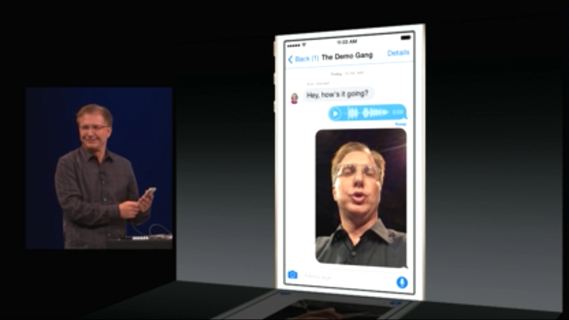 Fitur Baru Message App iOS 8 Demo