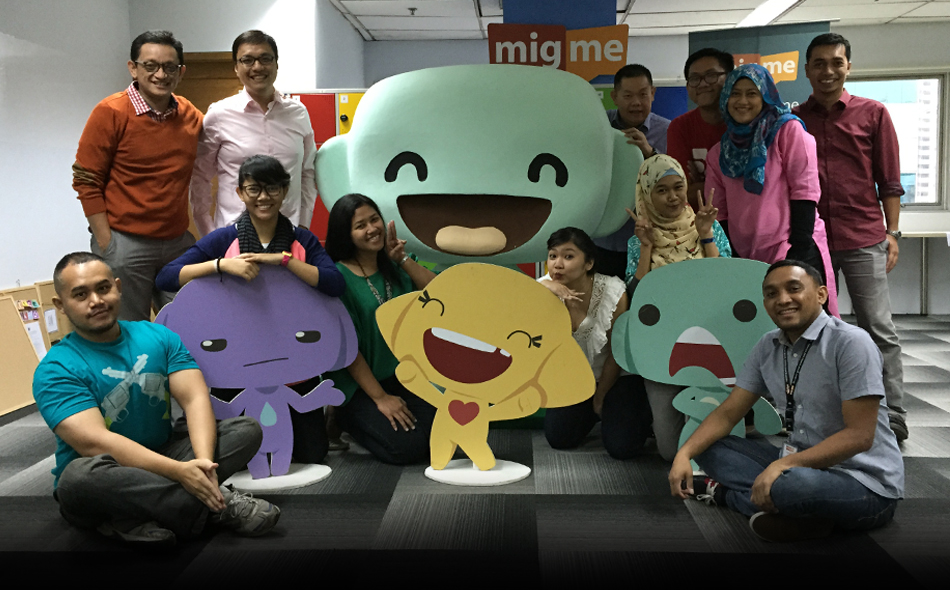 Tim Migme 2014 Migme adalah Nama dan Nafas Baru Mig33 #StartUpAsia