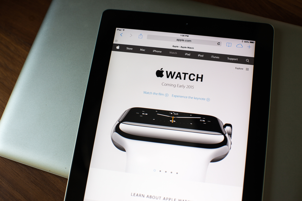 Gambar Apple Watch di iPad