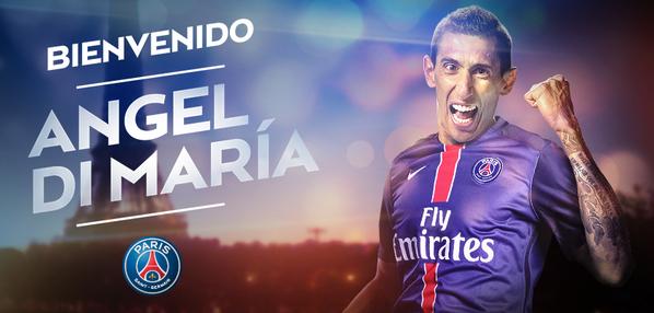 Di Maria resmi ke PSG Akhirnya Angel Di Maria Resmi Jadi Pemain Paris Saint Germain